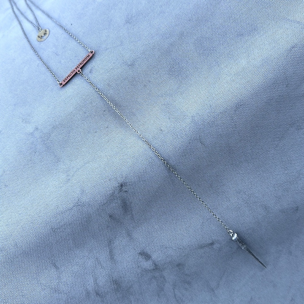 Harry Potter Expecto Patronum multi metal tone necklace